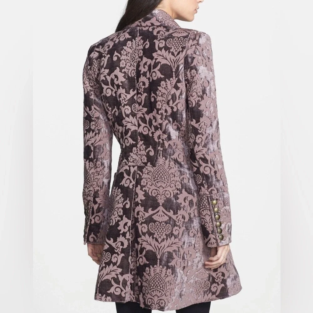NWOT Free People Downtown Brocade Coat